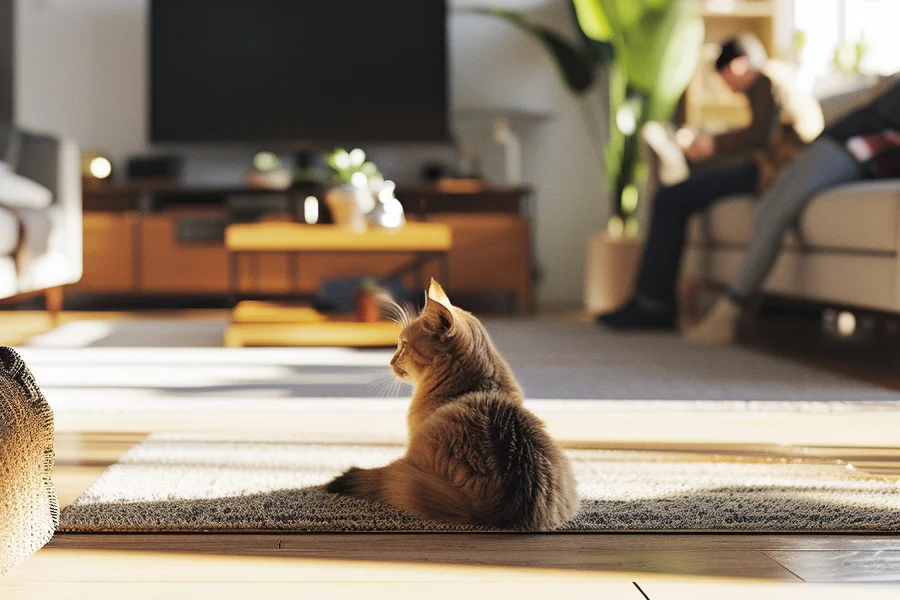 rotating cat litter box